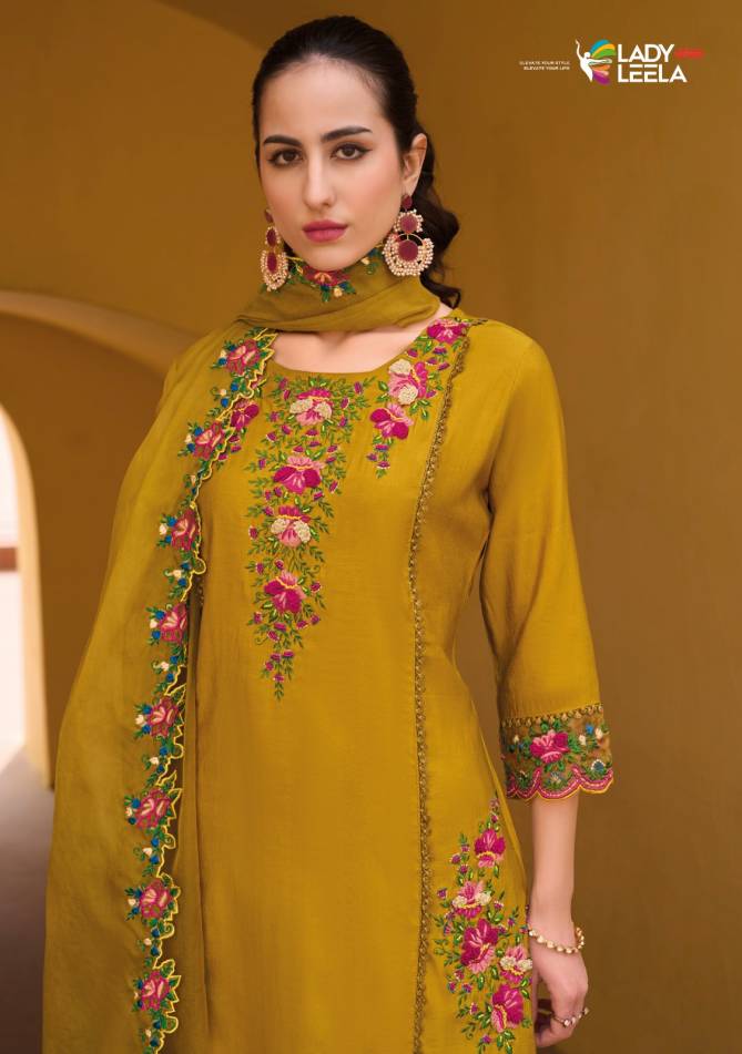 Shiddat 2 By Lady Leela Heavy Embroidered Kurti With Bottom Dupatta Wholesale Market In Surat
